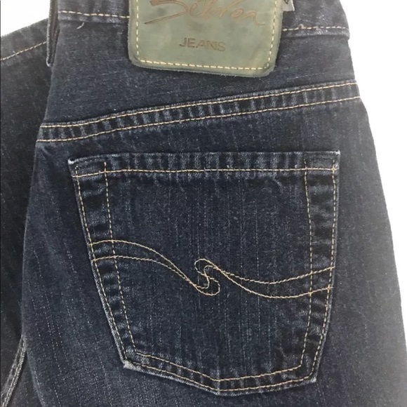 Button Fly flare mid rise 26-35 silver jeans - Picture 3 of 8